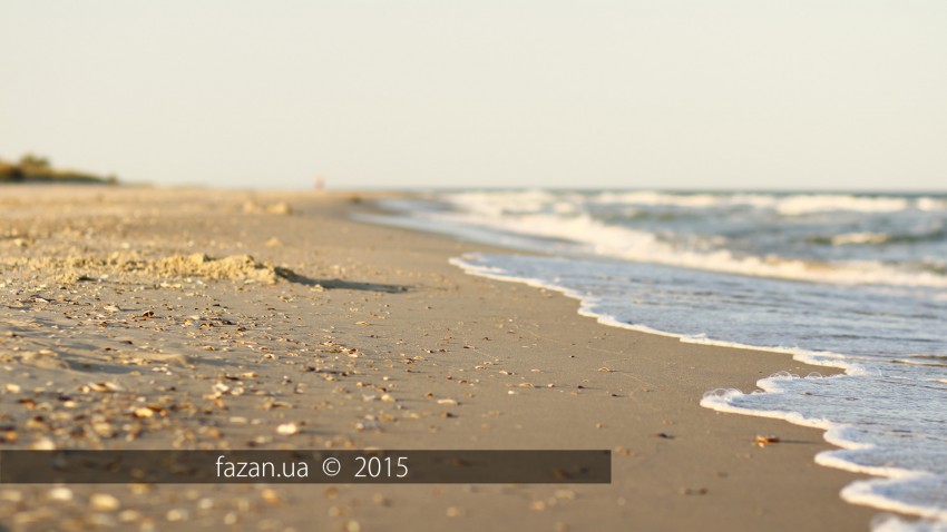 самый чистый пляж Украины